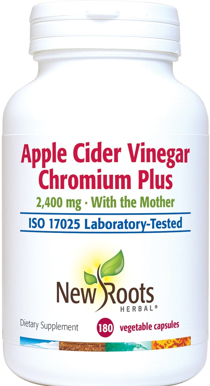 Apple Cider Vinegar Chromium Plus (180 vegetable capsules)